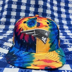 New England Patriots Crucial Catch Tie-Dye Kids SnapBack Cap